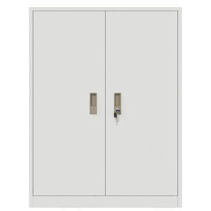 Armadio Bianco 80 x 40 x 105 cm Acciaio | homemem39