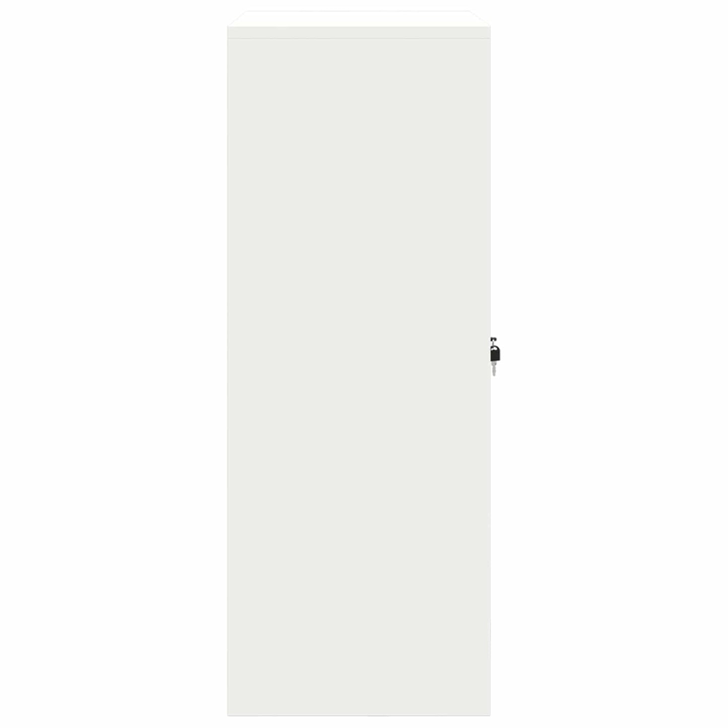 Armadio Bianco 80 x 40 x 105 cm Acciaio