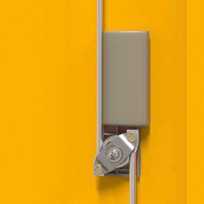 Armadio Giallo senape 60 x 40 x 40 cm Acciaio | homemem39