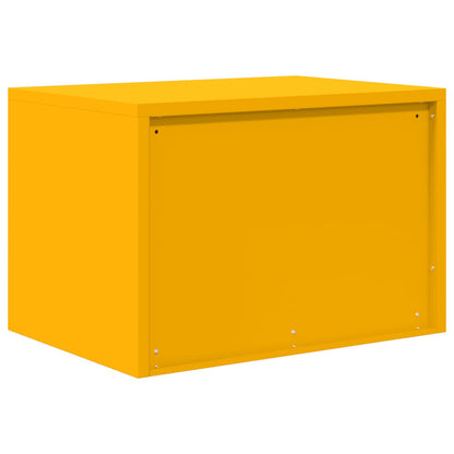 Armadio Giallo senape 60 x 40 x 40 cm Acciaio | homemem39