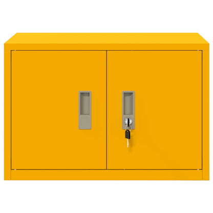 Armadio Giallo senape 60 x 40 x 40 cm Acciaio