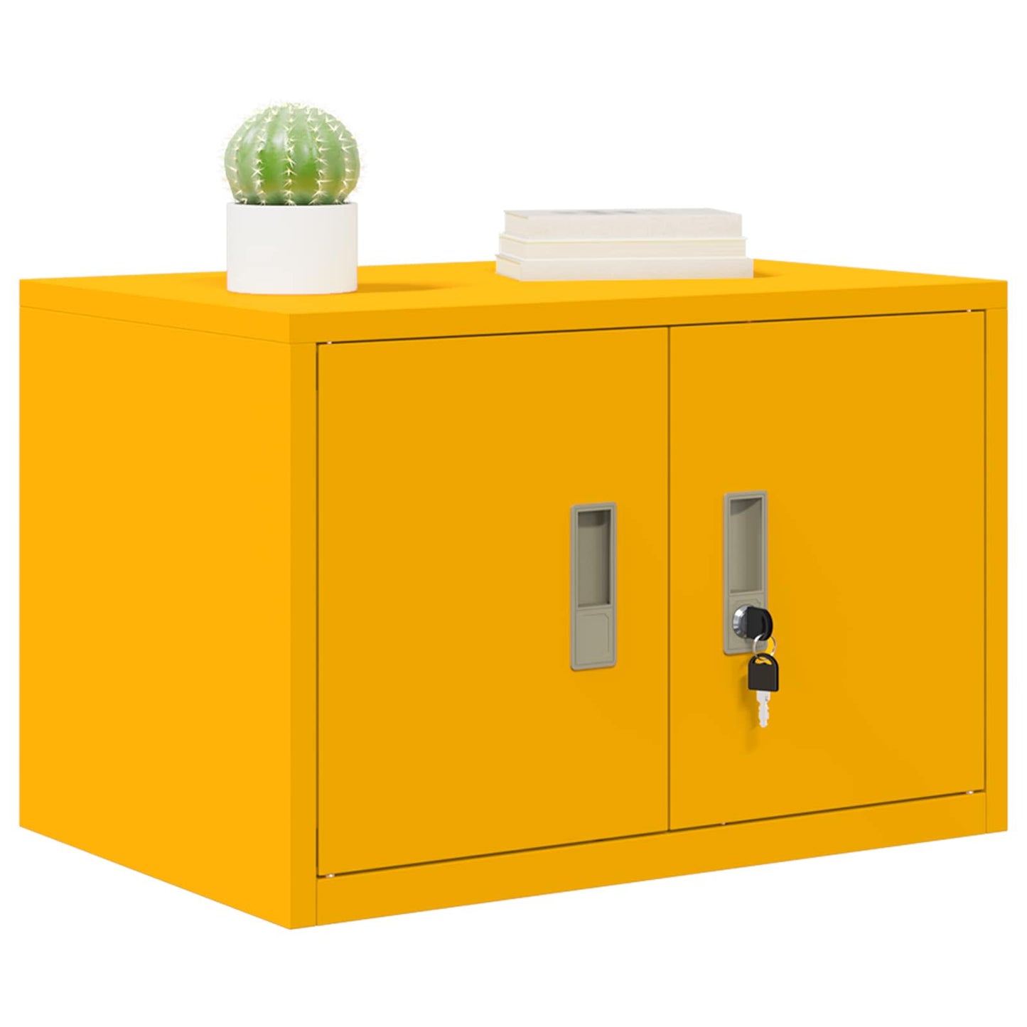 Armadio Giallo senape 60 x 40 x 40 cm Acciaio | homemem39
