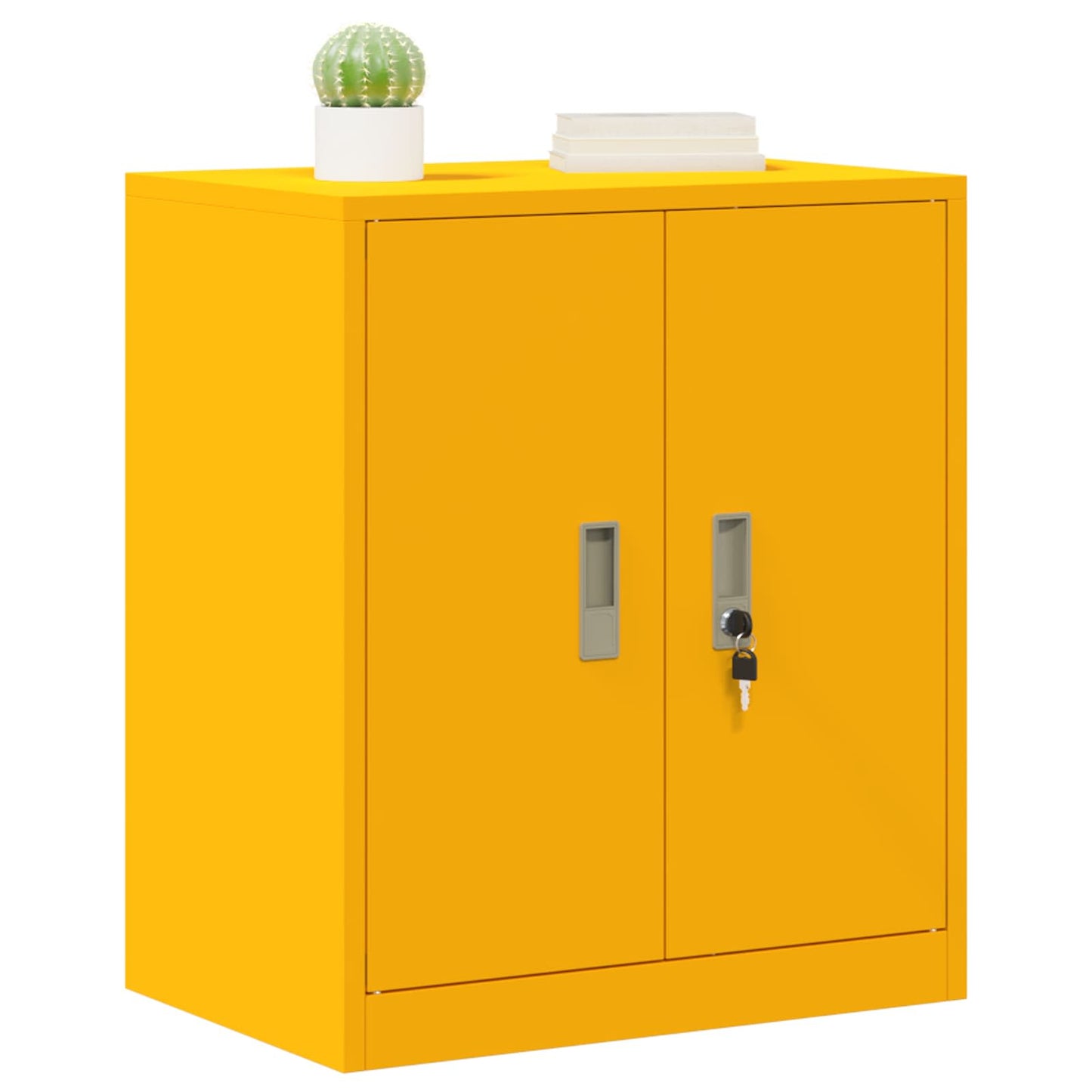 Armadio Giallo senape 60 x 40 x 70 cm Acciaio | homemem39