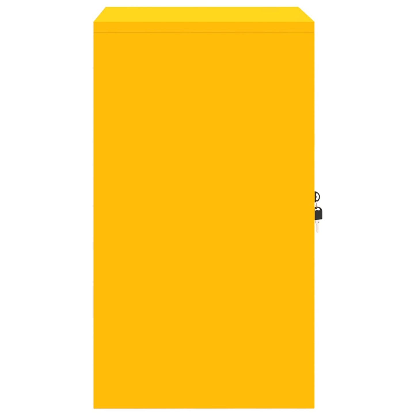 Armadio Giallo senape 60 x 40 x 70 cm Acciaio | homemem39