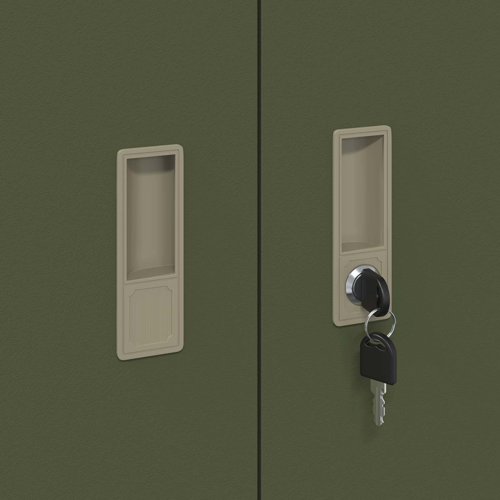 Armadio Verde oliva 60 x 40 x 70 cm Acciaio | homemem39