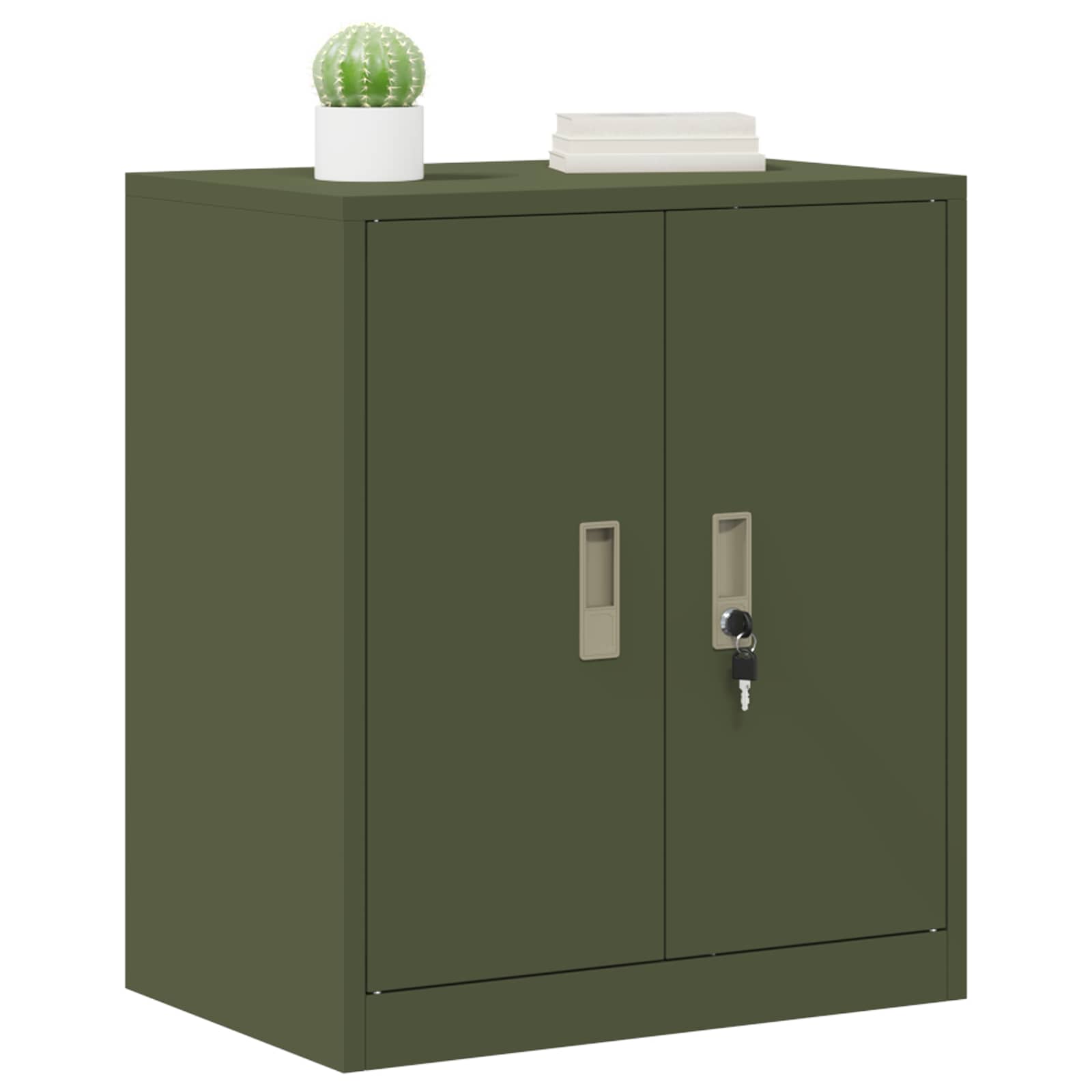 Armadio Verde oliva 60 x 40 x 70 cm Acciaio | homemem39