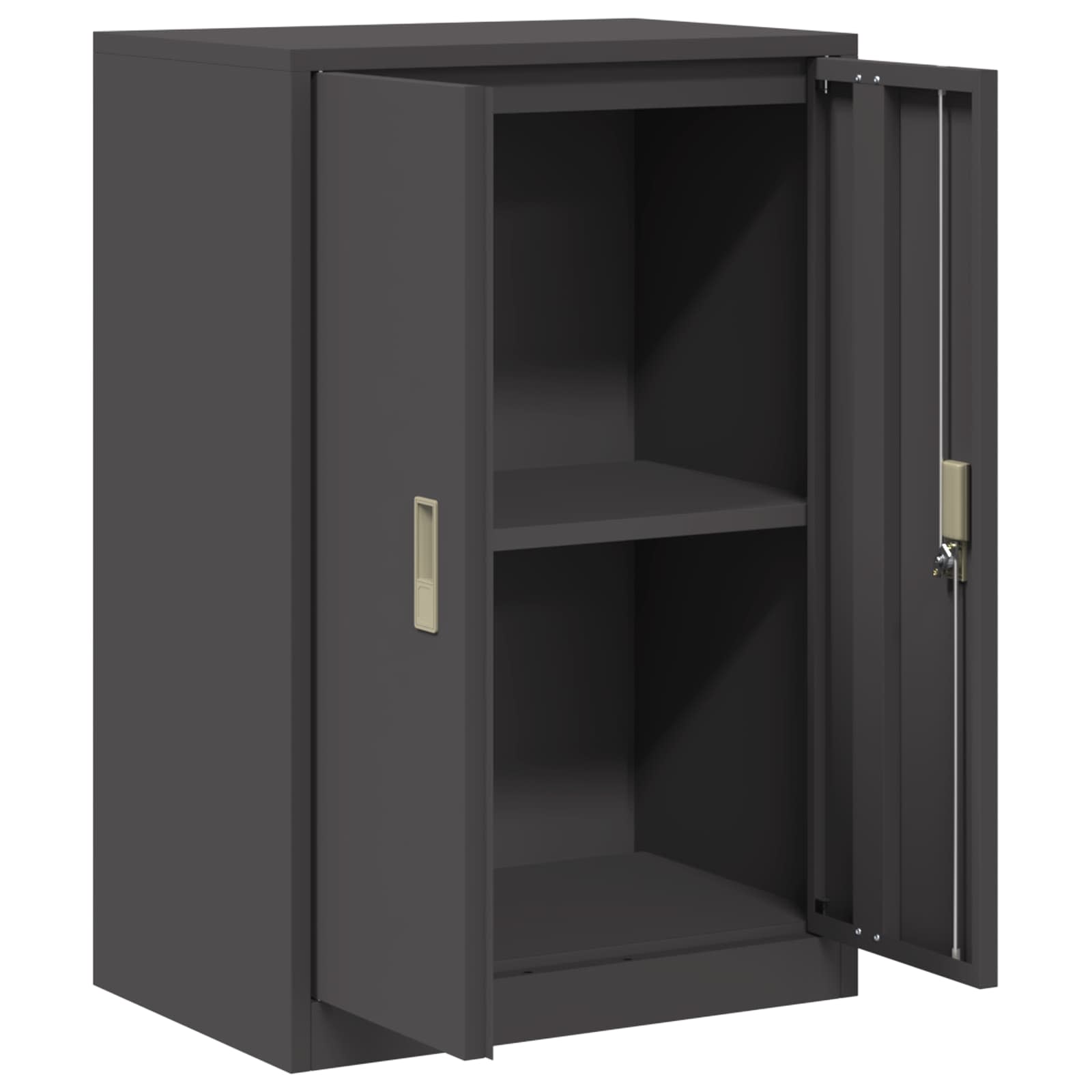Armadio Nero 60 x 40 x 90 cm Acciaio | homemem39