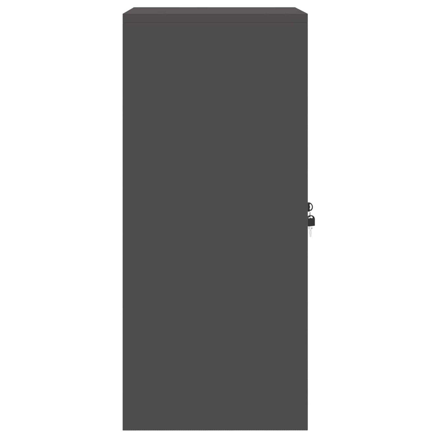 Armadio Nero 60 x 40 x 90 cm Acciaio | homemem39