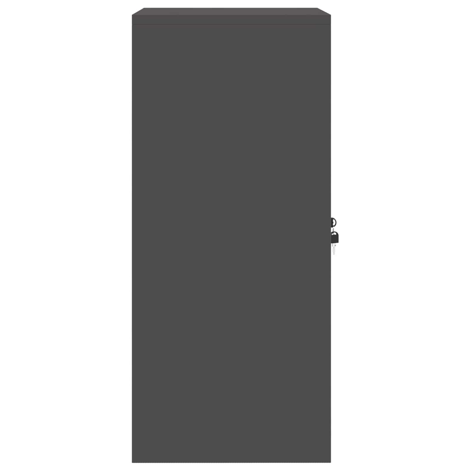 Armadio Nero 60 x 40 x 90 cm Acciaio | homemem39