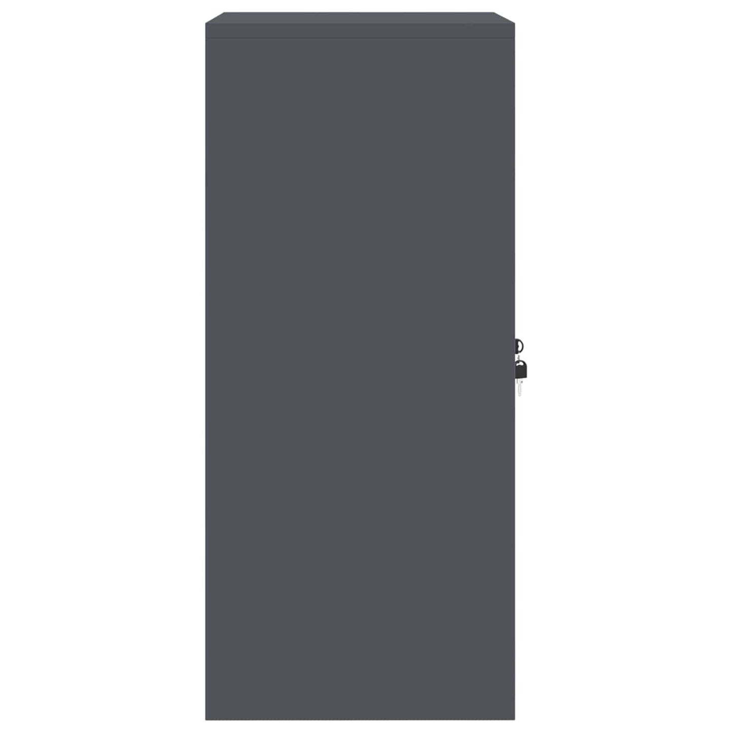Armadio Antracite 60 x 40 x 90 cm Acciaio | homemem39