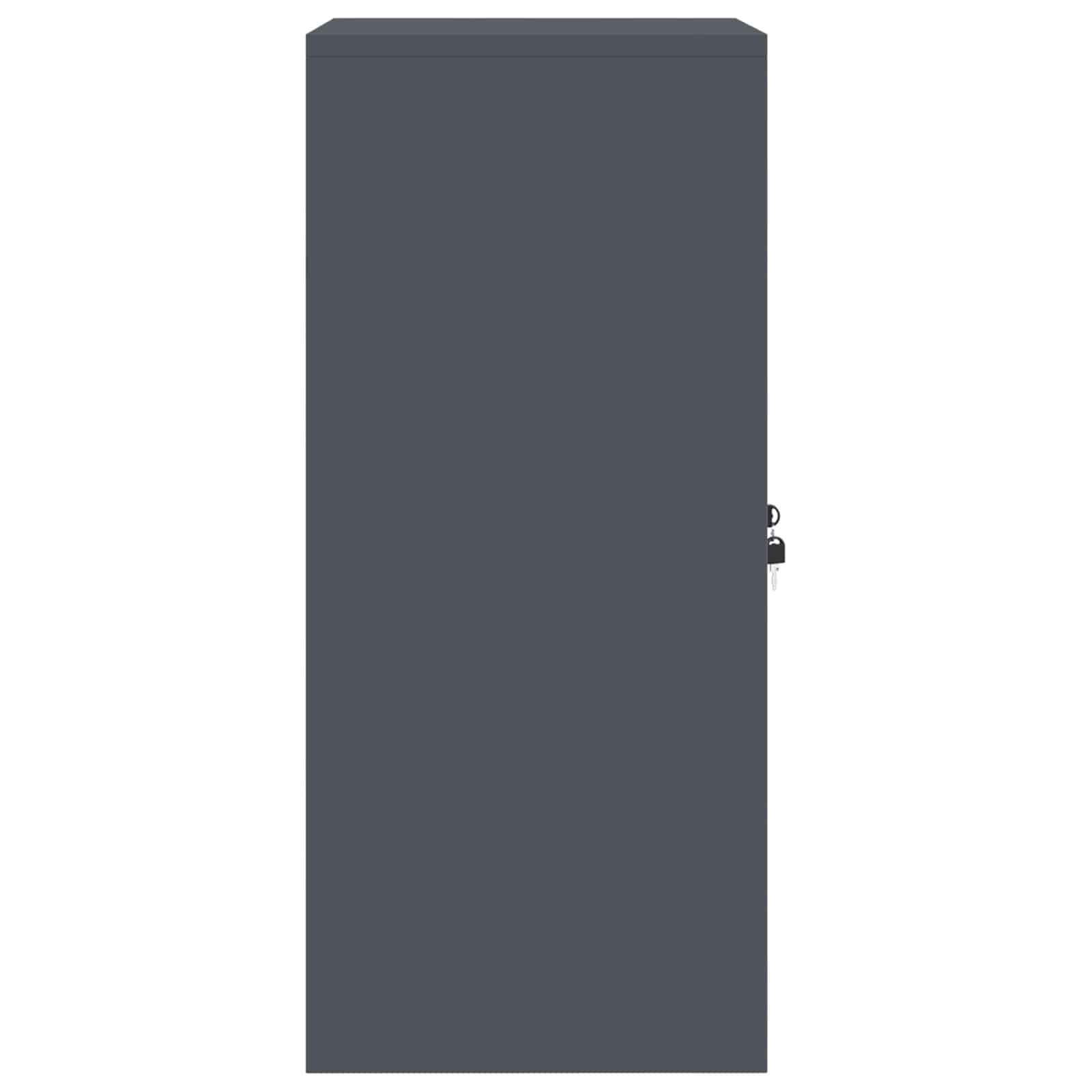 Armadio Antracite 60 x 40 x 90 cm Acciaio | homemem39