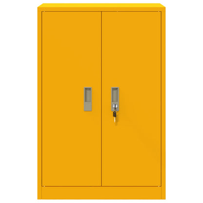 Armadio Giallo senape 60 x 40 x 90 cm Acciaio | homemem39