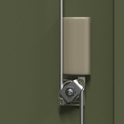 Armadio Verde oliva 60 x 40 x 90 cm Acciaio | homemem39