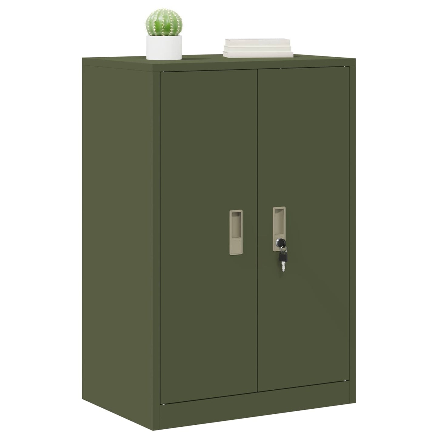 Armadio Verde oliva 60 x 40 x 90 cm Acciaio | homemem39