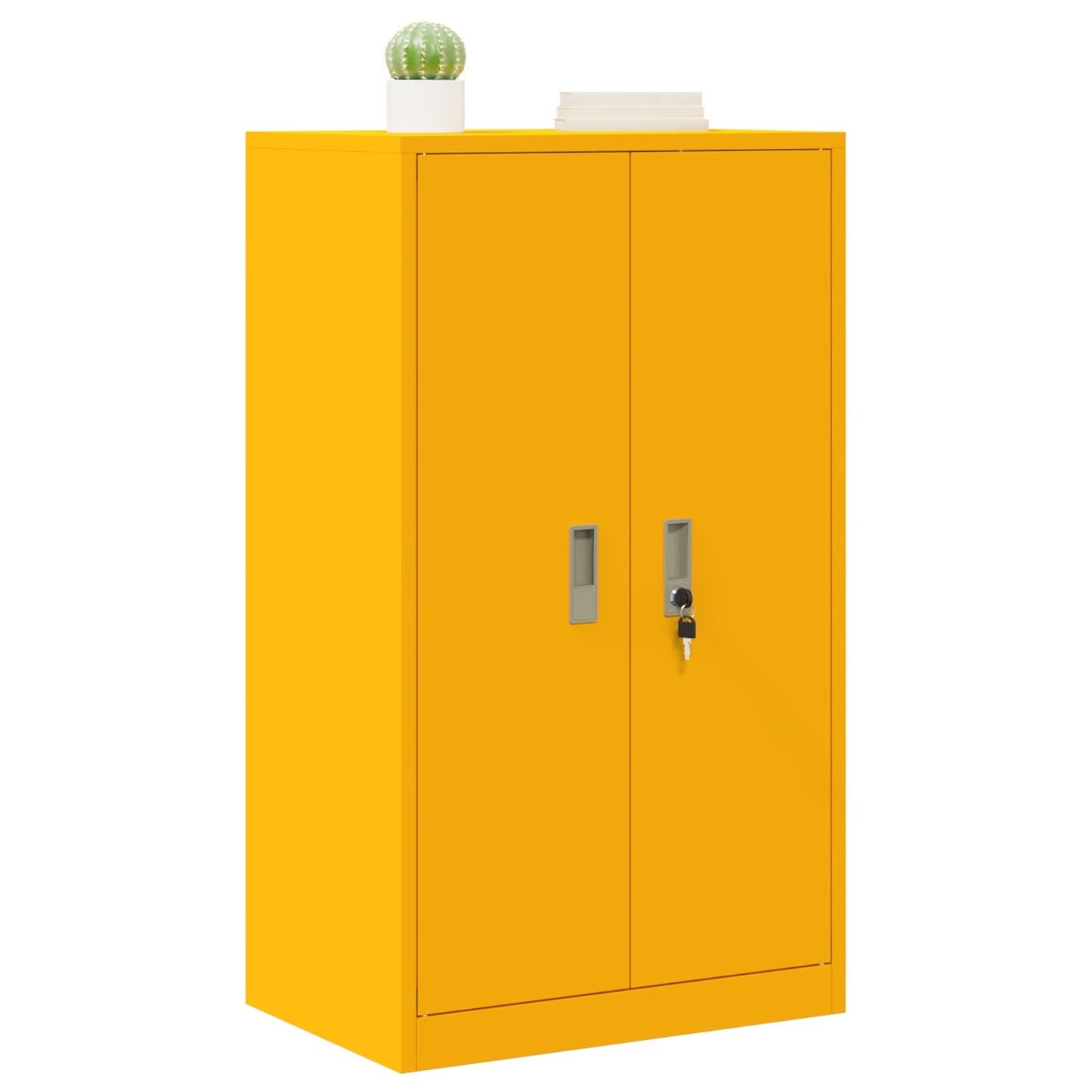 Armadio Giallo senape 60 x 40 x 105 cm Acciaio | homemem39