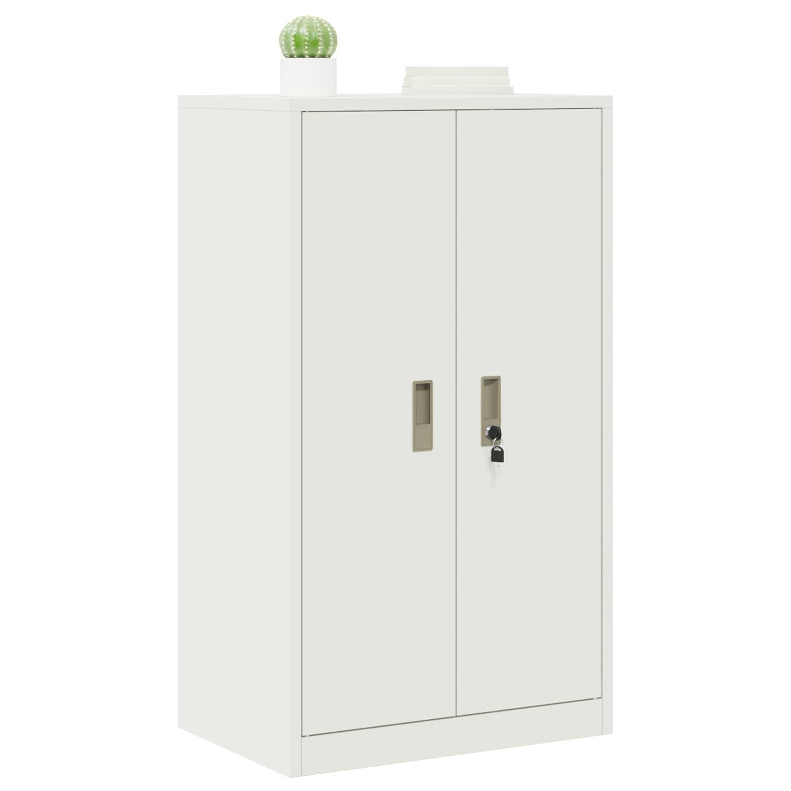 Armadio Bianco 60 x 40 x 105 cm Acciaio | homemem39
