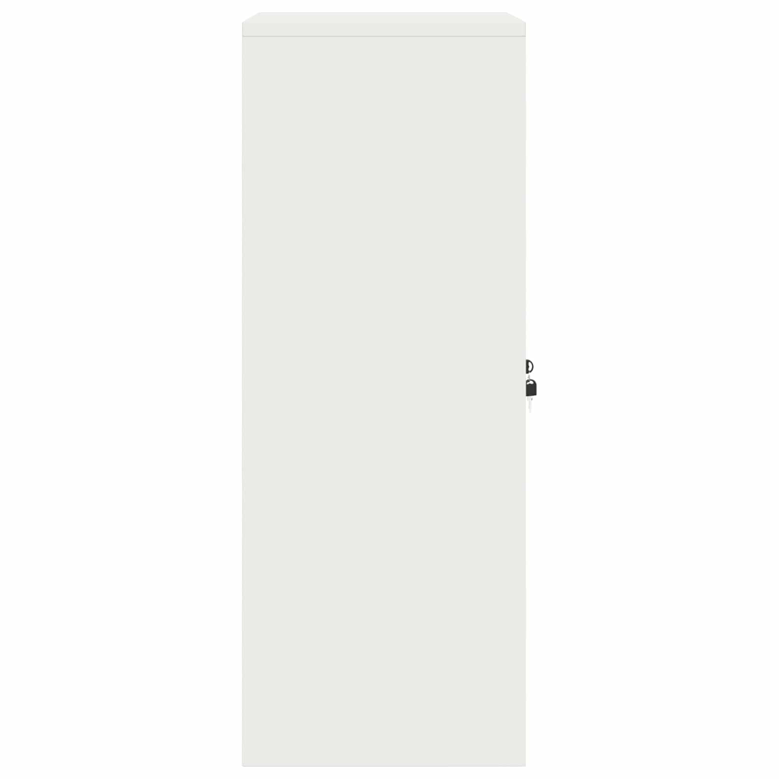 Armadio Bianco 60 x 40 x 105 cm Acciaio | homemem39