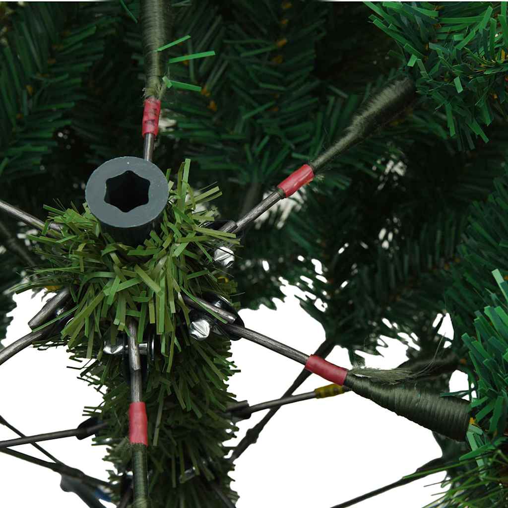 Albero di Natale Artificiale Snodato Foderato di Neve Verde | homemem39