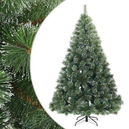 Albero di Natale Artificiale Snodato Foderato di Neve Verde | homemem39