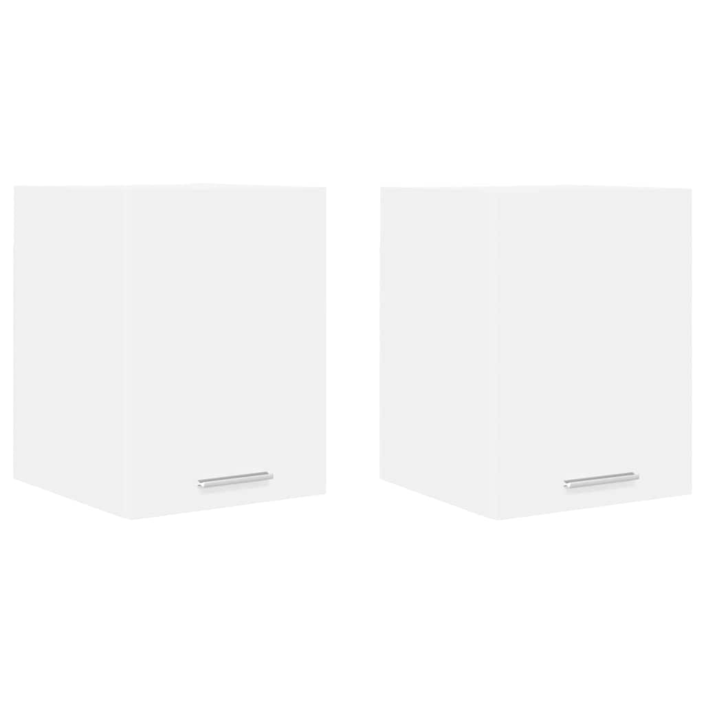 Armadio pensile 2 pcs Bianco 30 x 31 x 40 cm Legno multistrato