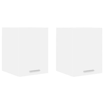 Armadio pensile 2 pcs Bianco 30 x 31 x 40 cm Legno multistrato