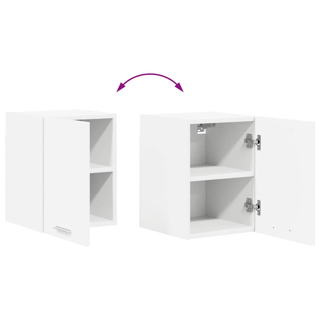 Armadio pensile 2 pcs Bianco 30 x 31 x 40 cm Legno multistrato