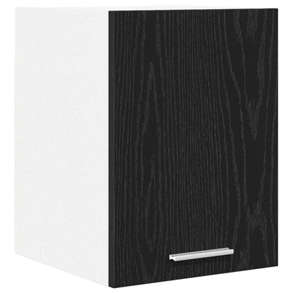 Armadio pensile con porta Rovere Nero e Bianco 30 x 31 x 40 cm | homemem39