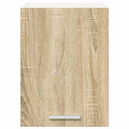 Armadio pensile con porta Riga 2 pcs Quercia Sonoma e Bianca | homemem39