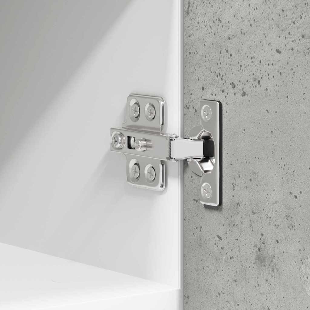 Armadio pensile 2 pcs Grigio Cemento e Bianco 30 x 31 x 40 cm | homemem39