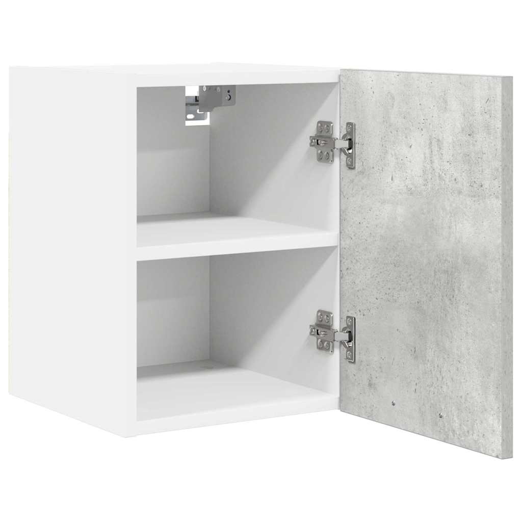 Armadio pensile 2 pcs Grigio Cemento e Bianco 30 x 31 x 40 cm | homemem39