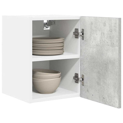 Armadio pensile 2 pcs Grigio Cemento e Bianco 30 x 31 x 40 cm | homemem39