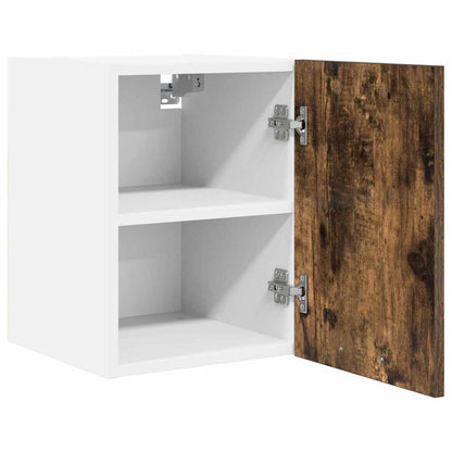 Armadio pensile Rovere Affumicato e Bianco 30 x 31 x 40 cm | homemem39