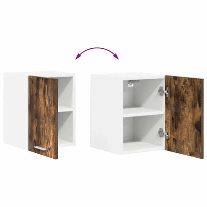 Armadio pensile Rovere Affumicato e Bianco 30 x 31 x 40 cm