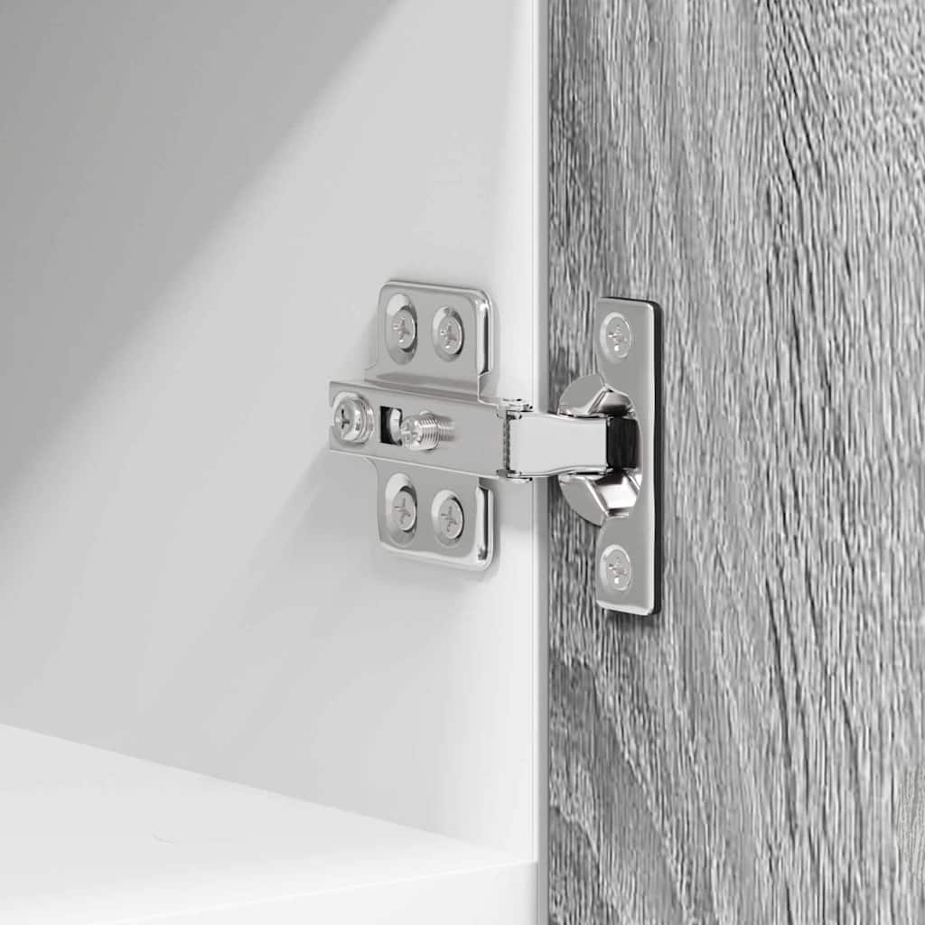 Armadio pensile 2 pcs Grigio Sonoma e Bianco 30 x 31 x 40 cm | homemem39