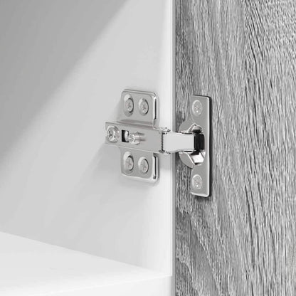 Armadio pensile 2 pcs Grigio Sonoma e Bianco 30 x 31 x 40 cm