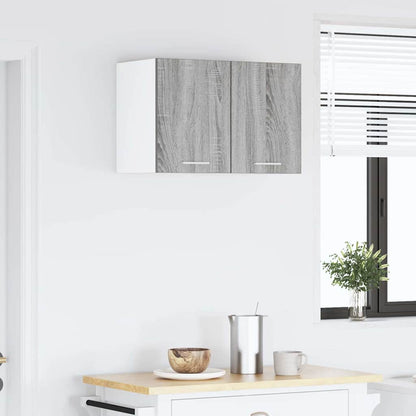 Armadio pensile 2 pcs Grigio Sonoma e Bianco 30 x 31 x 40 cm | homemem39