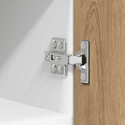 Armadio pensile 2 pcs Rovere Artigiano e Bianco 30 x 31 x 40 cm | homemem39