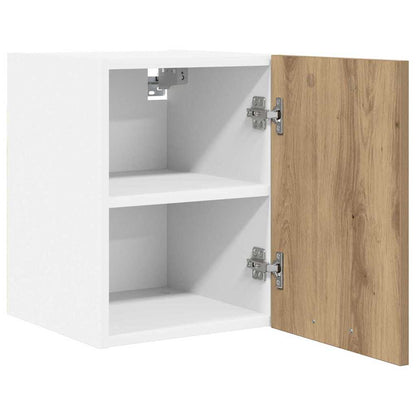 Armadio pensile 2 pcs Rovere Artigiano e Bianco 30 x 31 x 40 cm | homemem39