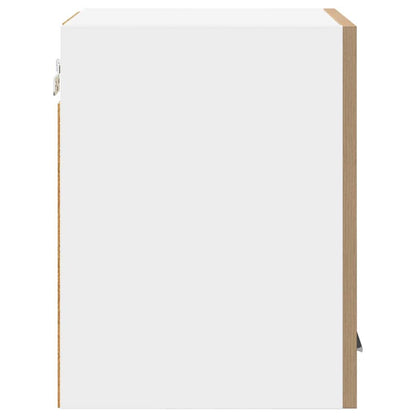 Armadio pensile 2 pcs Rovere Artigiano e Bianco 30 x 31 x 40 cm