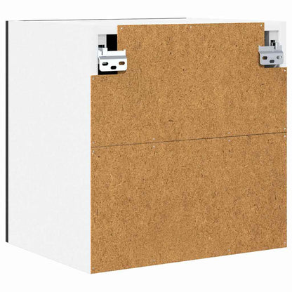 Armadio pensile con porta Rovere Nero e Bianco 40 x 31 x 40 cm | homemem39