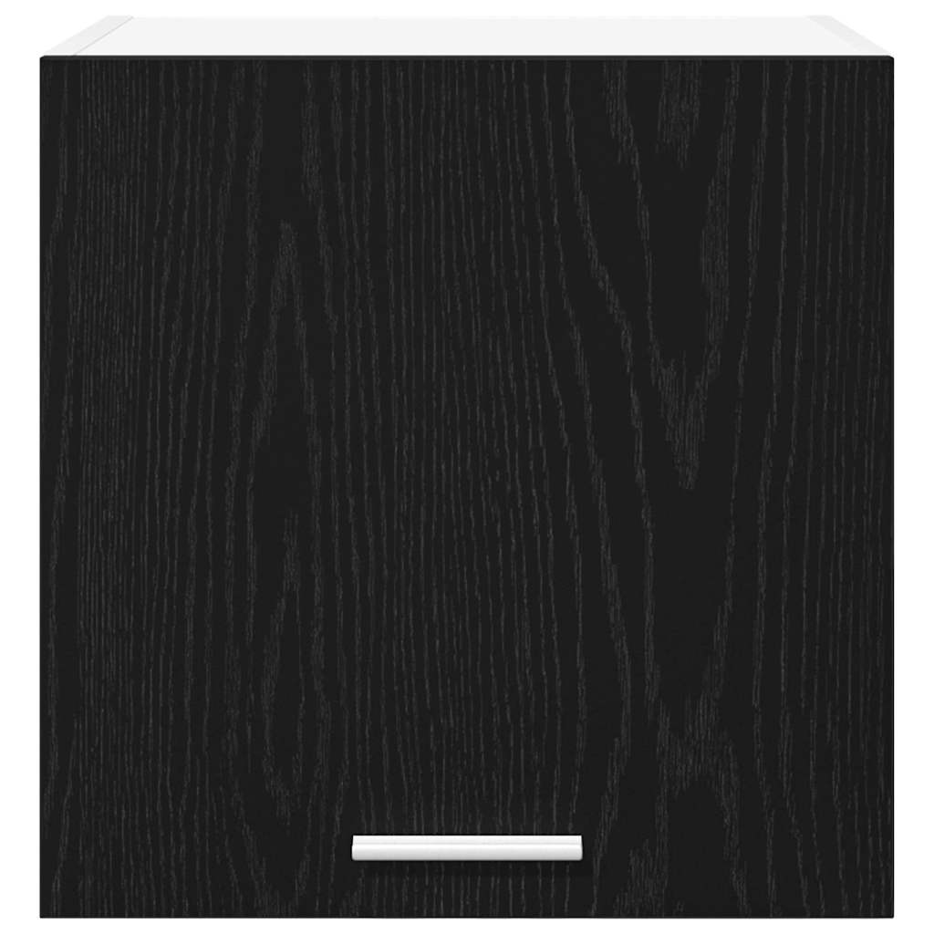 Armadio pensile 2 pcs Rovere Nero e Bianco 40 x 31 x 40 cm | homemem39