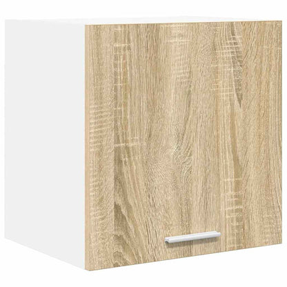 Armadio pensile con porta Riga 2 pcs Quercia Sonoma e Bianca