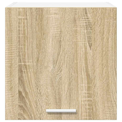 Armadio pensile con porta Riga 2 pcs Quercia Sonoma e Bianca