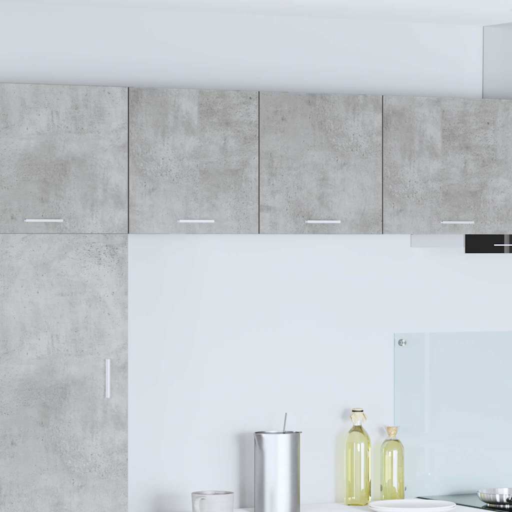 Armadio pensile 2 pcs Grigio Cemento e Bianco 40 x 31 x 40 cm | homemem39