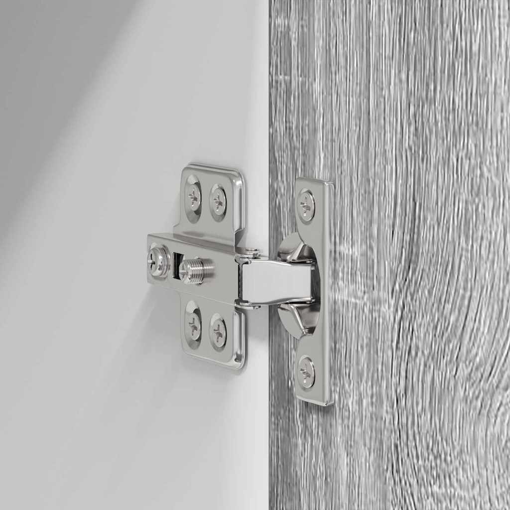 Armadio pensile Grigio Sonoma e Bianco 40 x 31 x 40 cm | homemem39