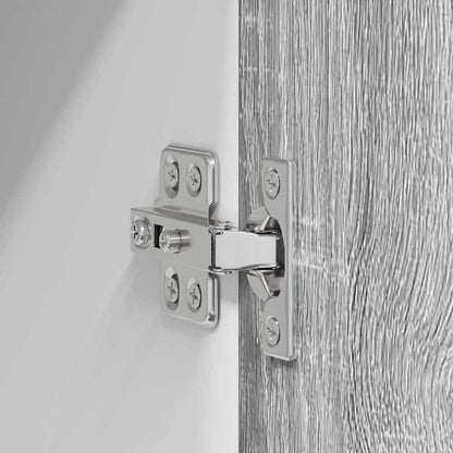 Armadio pensile Grigio Sonoma e Bianco 40 x 31 x 40 cm | homemem39