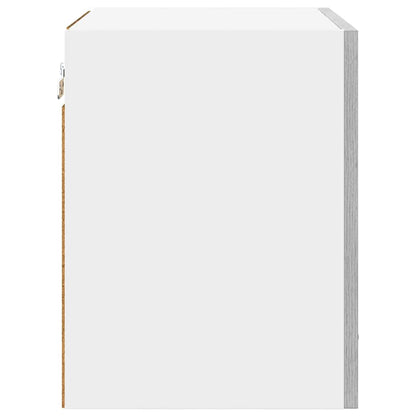 Armadio pensile Grigio Sonoma e Bianco 40 x 31 x 40 cm | homemem39