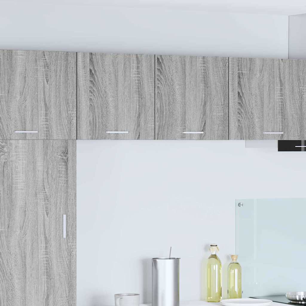 Armadio pensile 2 pcs Grigio Sonoma e Bianco 40 x 31 x 40 cm | homemem39