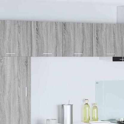 Armadio pensile 2 pcs Grigio Sonoma e Bianco 40 x 31 x 40 cm | homemem39