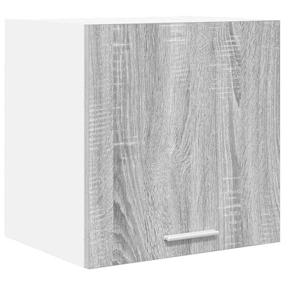 Armadio pensile 2 pcs Grigio Sonoma e Bianco 40 x 31 x 40 cm